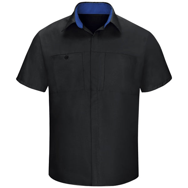 Red Kap Men's Performance Plus Shop Shirt with OilBlok Technology Short Sleeve SY42 (2nd color)