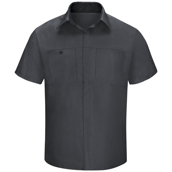 Red Kap Men's Performance Plus Shop Shirt with OilBlok Technology Short Sleeve SY42 (2nd color)