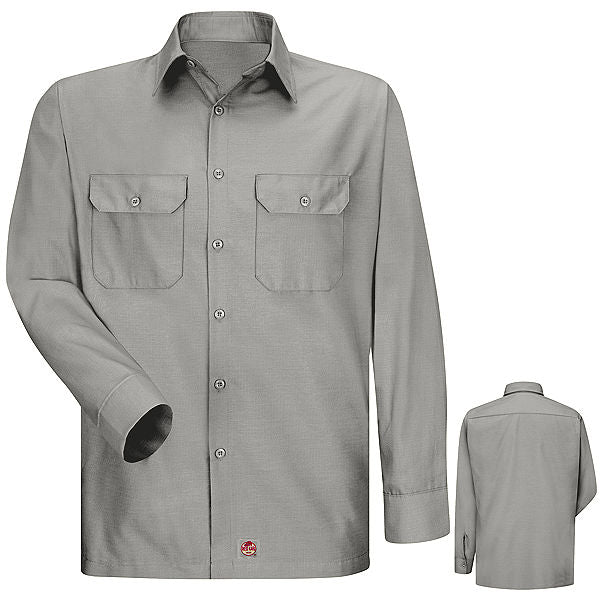 Red Kap Long Sleeve Men's Solid Ripstop Shirt - SY50