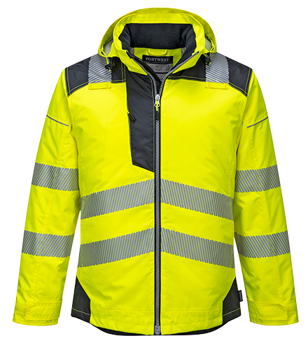 Portwest Vision Hi-Vis Rain Jacket (T400)