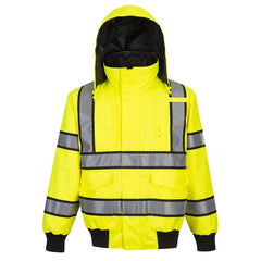 Portwest Hi-Vis Reversible Bomber Jacket (UH449YBR)