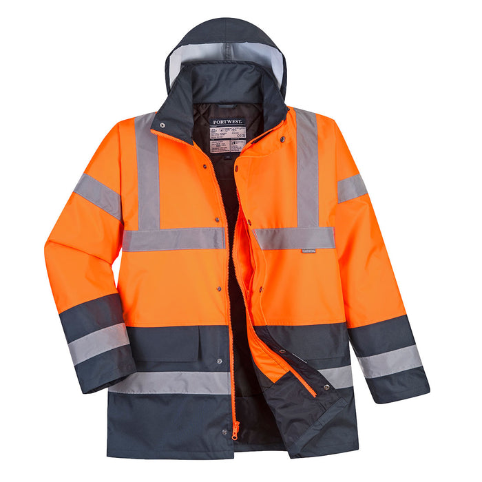 Portwest Hi-Vis Two Tone Traffic Jacket (US467ONR)