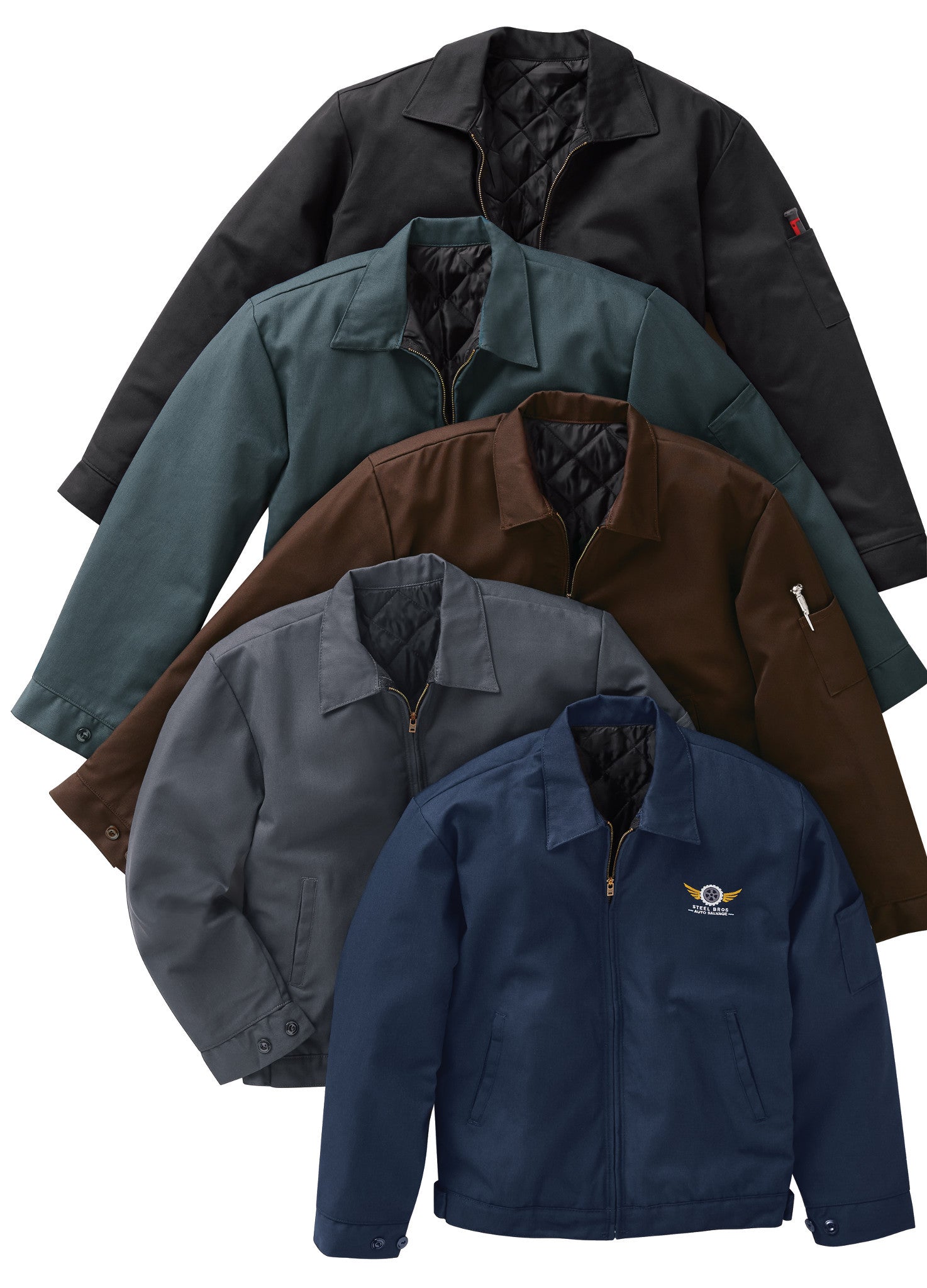 Red Kap Slash Pocket Jacket - JT22 – USA Work Uniforms