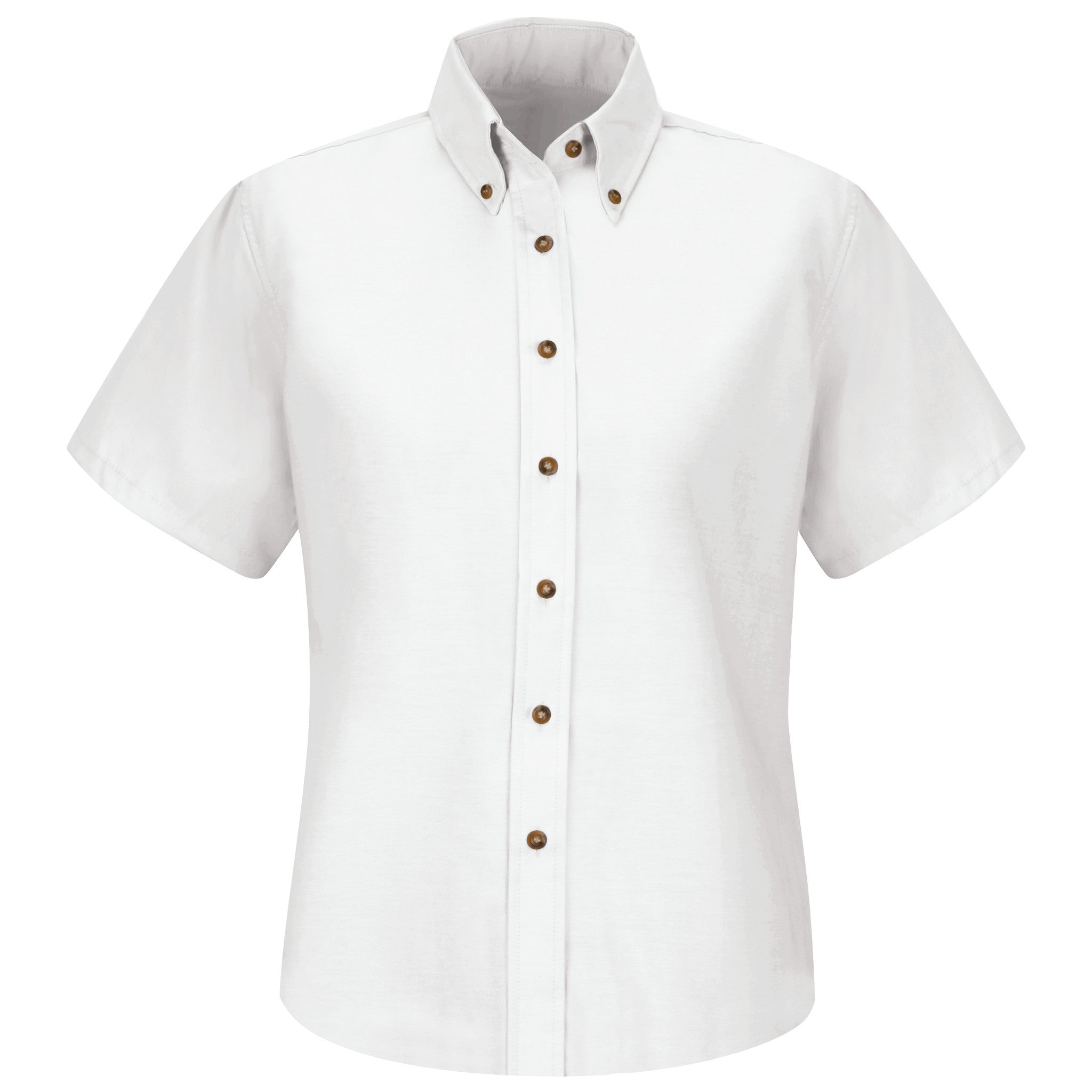 Red Kap Ladies Short Sleeve Button-Down Poplin Shirt - SP81