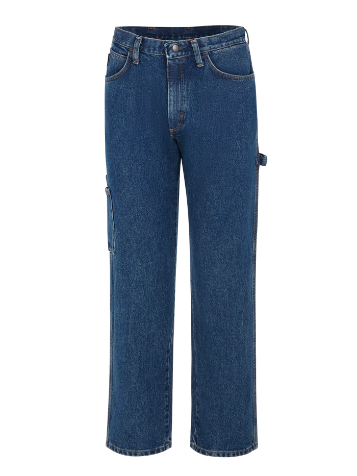 Bulwark Stone Wash Denim Dungaree - Cat 2 - (PEJ8) 5th Color