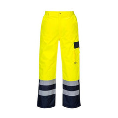 Portwest Hi-Vis Contrast Pants - Lined (S686)